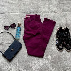 Levi’s High- Rise Dark Purple Jeggings